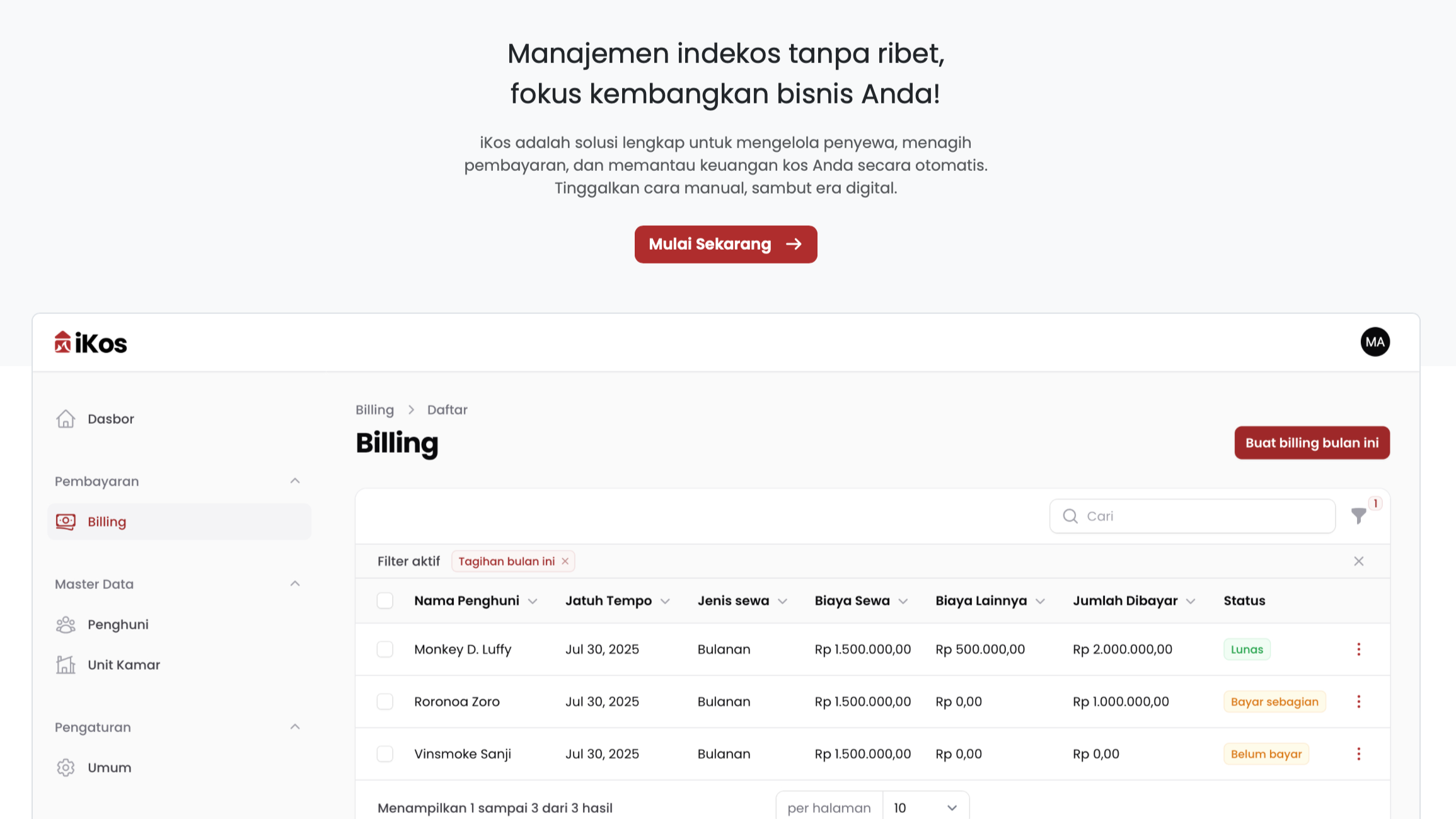 Source Code iKos v1 - Aplikasi Manajemen Kosan